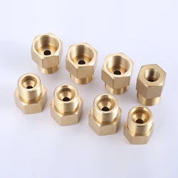 Brass Gas Adapter Converter W21.8 To G5/8 or G5/8 To W21.8 Cylinder Regulator Connector for Cylinder To Aquarium CO2 Regulator