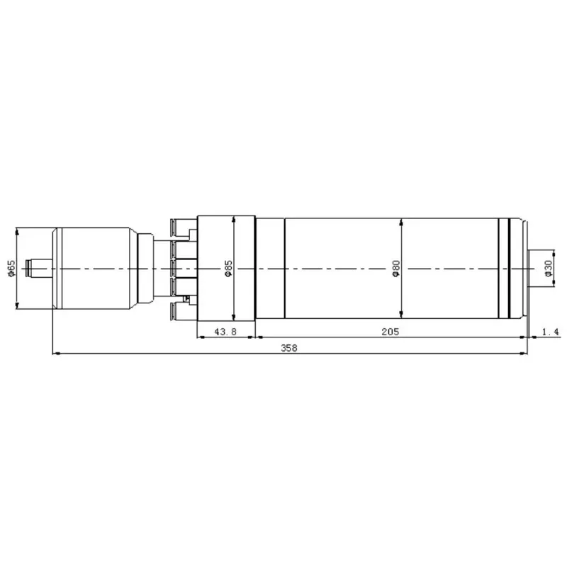DECI HSK25E 4KW ATC 40000rmp آلة نقش تبريد المياه أداة محرك المغزل
