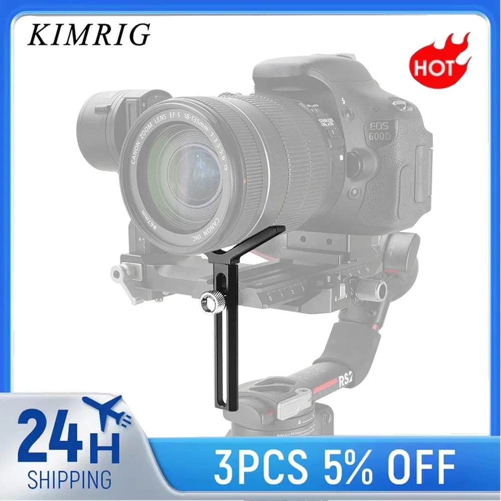 KIMRIG Y Hình Ống Kính Hỗ Trợ Chân Đế Mở Rộng Ống Kính Hỗ Trợ Với Thảm Cao Su Cho Ronin-S/SC Ống Kính Máy Ảnh Dslr máy Ảnh Đa Năng Dài Ống Kính