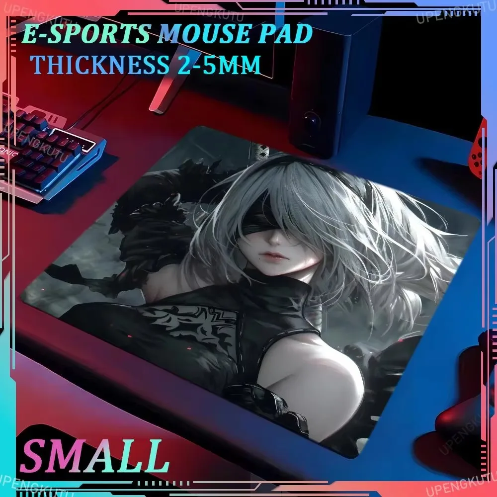 

Adventure game NieR: Automata 2b mousepad small anime game pad high quality gamer desktop decoration office lock edge mouse pad