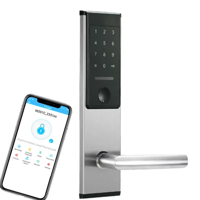 008 Wi-Fi Smart Lock Keyless Entry Electronic Keypad Ttlock Smart HOME