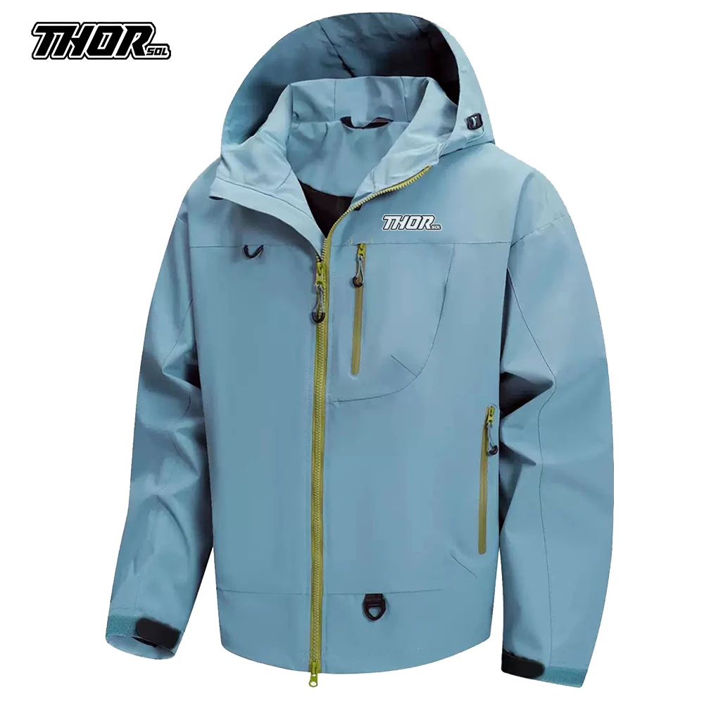 سترة واقية للدراجة من THORSOL سترات رجالية لركوب الدراجات الجبلية ملابس موتوكروس للدراجات الجبلية Chaqueta Deportiva معطف واق من المطر للدورة الخارجية #5