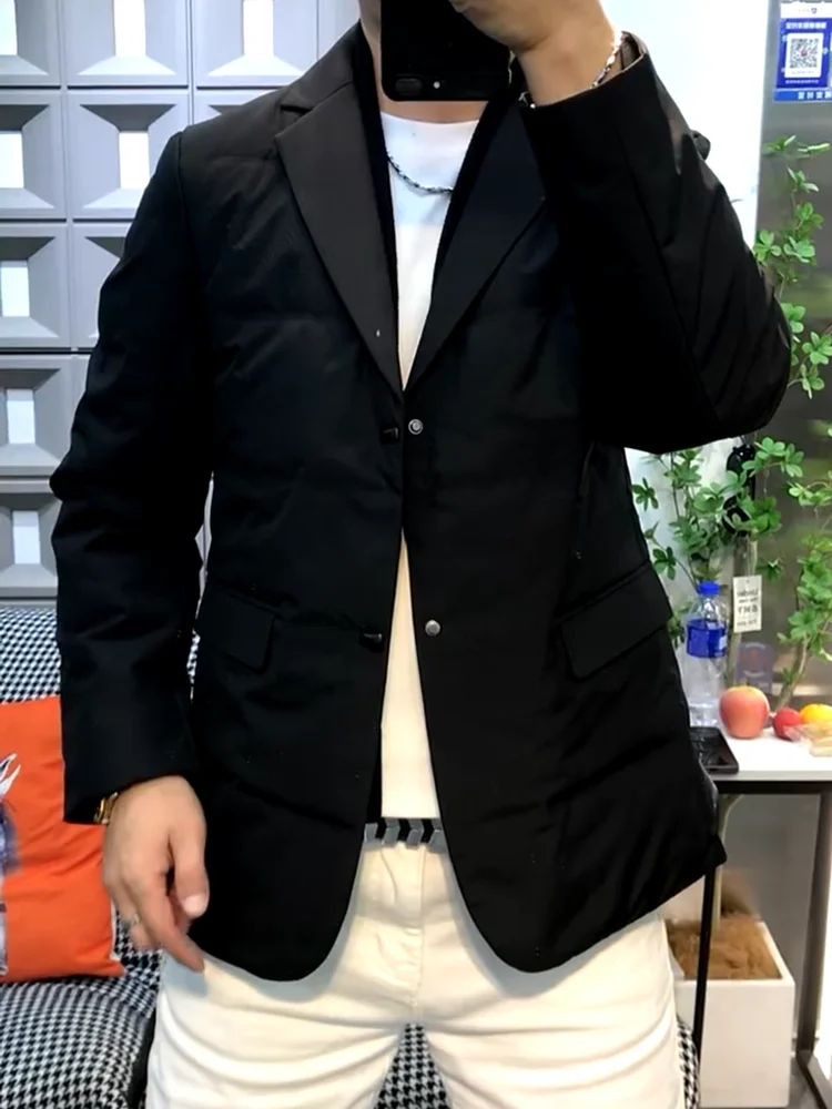 

Fall Winter Men's New Casual down Jaet High Quali Faionable Haome Sle Stand Fit Faionable Urban Sle Busines...