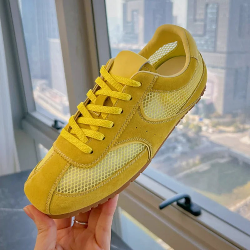 AIYUQI Women's Sneakers Mesh 2025 New Summer German Training Shoes For Women Large Size Flat Female Shoes image 6