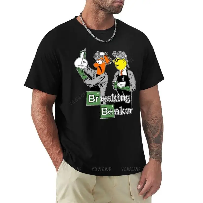 Breaking Beaker T-Shirt custom t shirt Tee shirt plus size tops shirts graphic tees mens big and tall t shirts