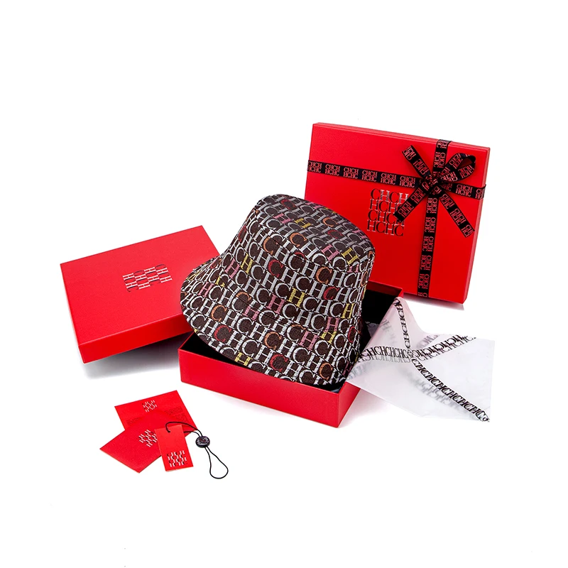 CH Fashion Bucket Hat Brand Creative Versatile Classic Style Brand Logo 2026 New Wear Hat Cosplay Accessories