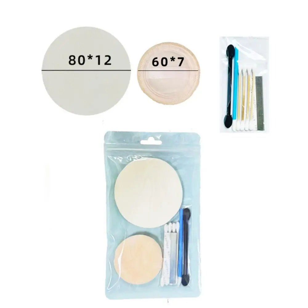 Quick Blending Disposable Makeup Set Dry Wet Use Soft Beauty Tools Lip Brushes Makeup Supplies Powder Puff Kit