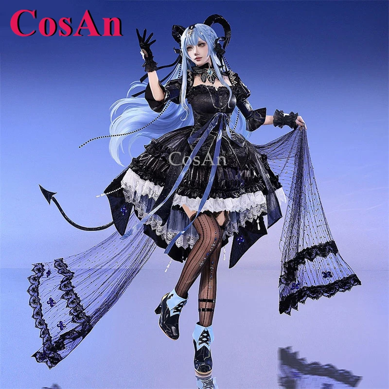 

Костюмы для косплея CosAn Game Arknights Togawa Sakiko, эксклюзивный дизайн, роскошное элегантное платье, одежда для ролевых игр на Хэллоуин