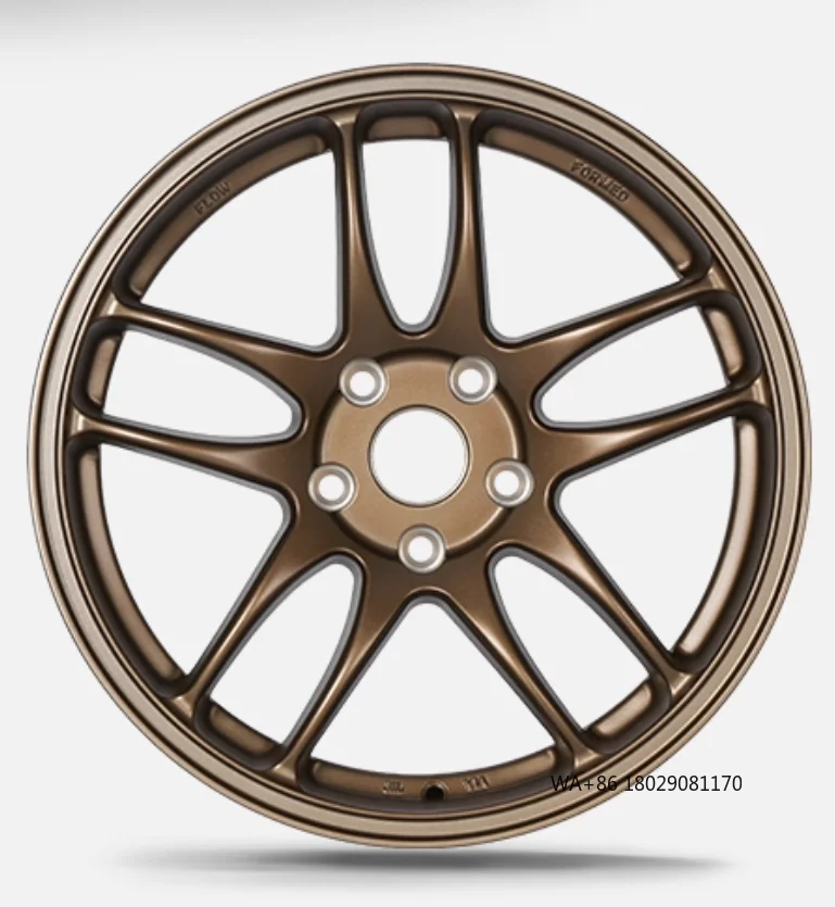 

Премиум блестящий бронзовый алюминиевый сплав 18 дюймов 5X100 мм PCD многоспицевая конструкция кованые автомобильные диски для модифицированного автомобиля