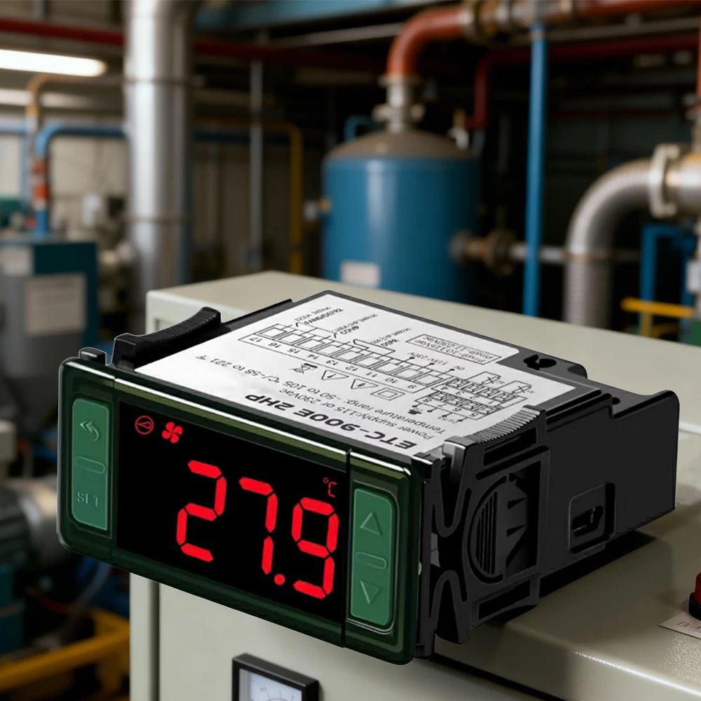 ETC-512E/ETC-900 Digital Temperature Controller -50-105 ℃ LCD Display Electronic Thermostat with Heating Cooling Defrosting image 6