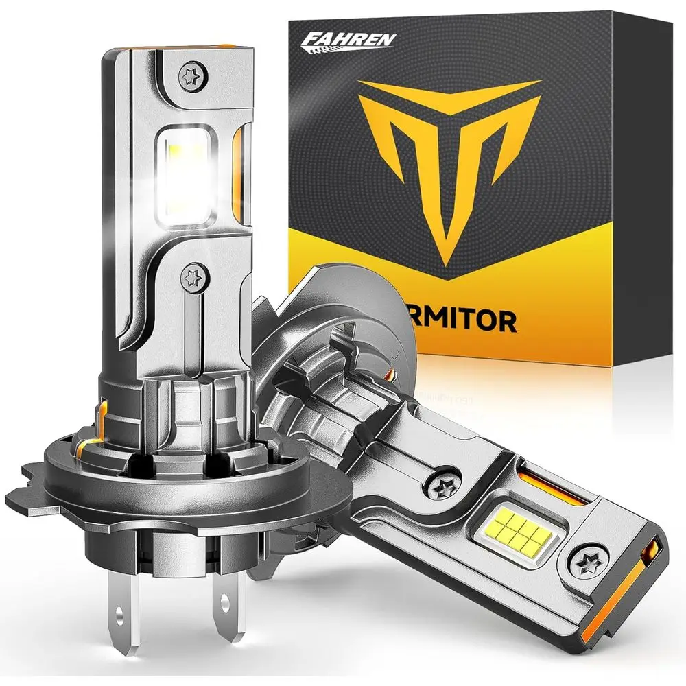 

Super Bright H7 LED Light Bulbs, 40,000 Lumens, 6500K Cool White, Plug and Play, 2-Pack