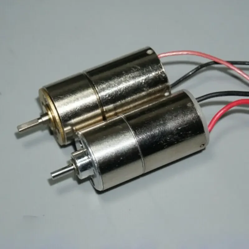 1pcs Micro 16mm Coreless Gear Motor DC 3V 3.7V 5V 80RPM Mini Precision Geared Motor Reducer Slow Speed Full Metal Gearbox