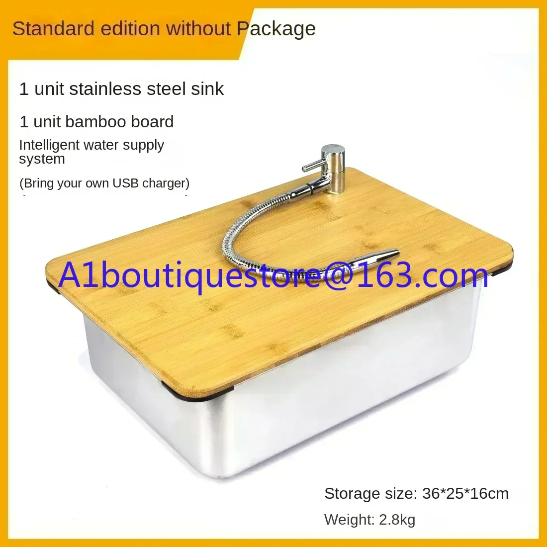Outdoor IGT Camping Table Kitchen Zebra One Unit Sink Module