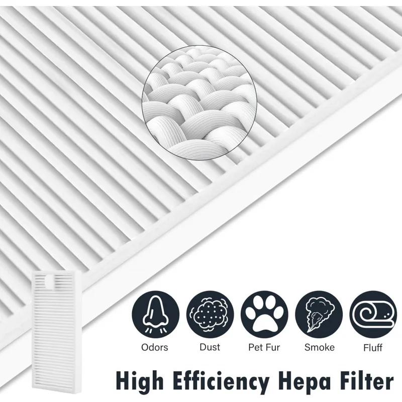 ل ميديا M9 /VCR S10 Plus /Eureka E20 Plus NERE10s E10S /Obode A8 ملحقات فرشاة جانبية رئيسية خرقة فلتر Hepa مكنسة كهربائية