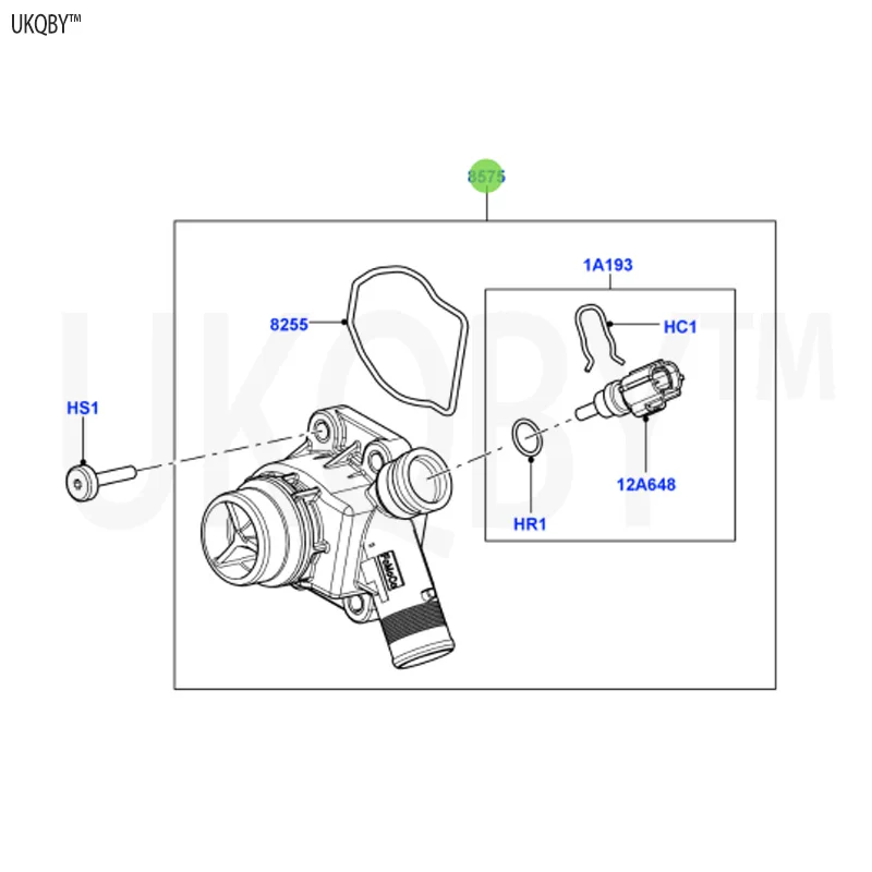 La nd Ro ve r second-generation Freelander 2006-2014 LR006071 thermostat assembly