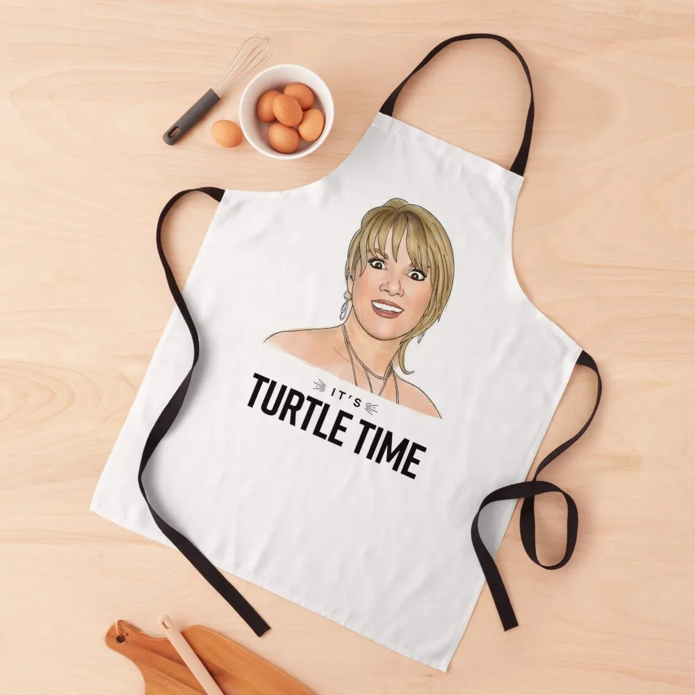 

Ramona Singer Real Housewives of New York RHONY It's Turtle Time Apron Things For Kitchen custom women's kitchen Apron