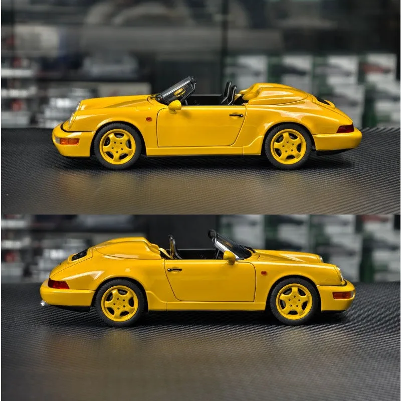 Modelo de Carro em Metal Fundido Norev Escala 1/18 Porsche 911 Speedster 1993