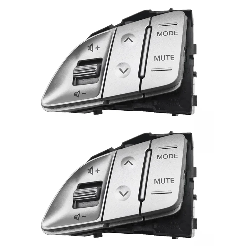 

Hot Selling-2X Multi-Function Steering Wheel Button Volume Adjustment Button Cruise Control For Hyundai Tucson IX35 2010 -2014 A