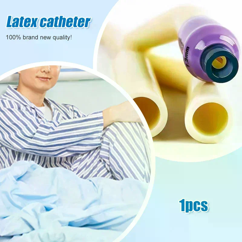 1 PCS 2/3 Chamber Latex Catheter Silicone Coated Sterilized Urethral Catheter Male/women/children Urinary Catheter