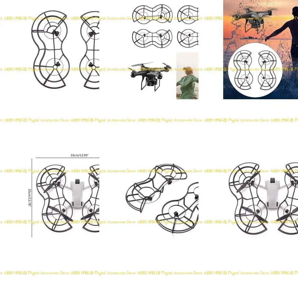 

E21E Anti-Collision Protective Rings Propeller Guards for Mini 3 /Mini 3 Flight