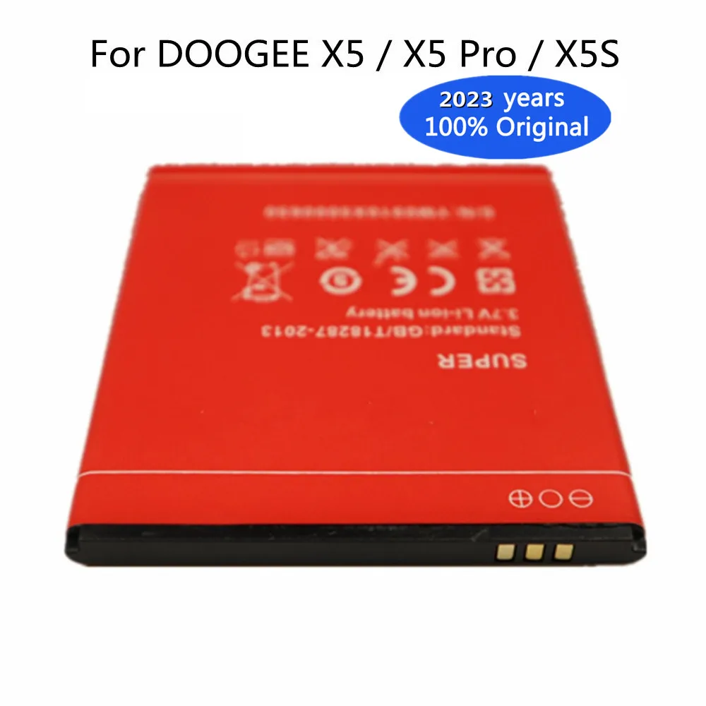 

High Quality Original 3100mAh X5 Red Colour Battery For DOOGEE X5 / X5 Pro / X5S x5Pro x5 S Smart Phone Replacement Batteries