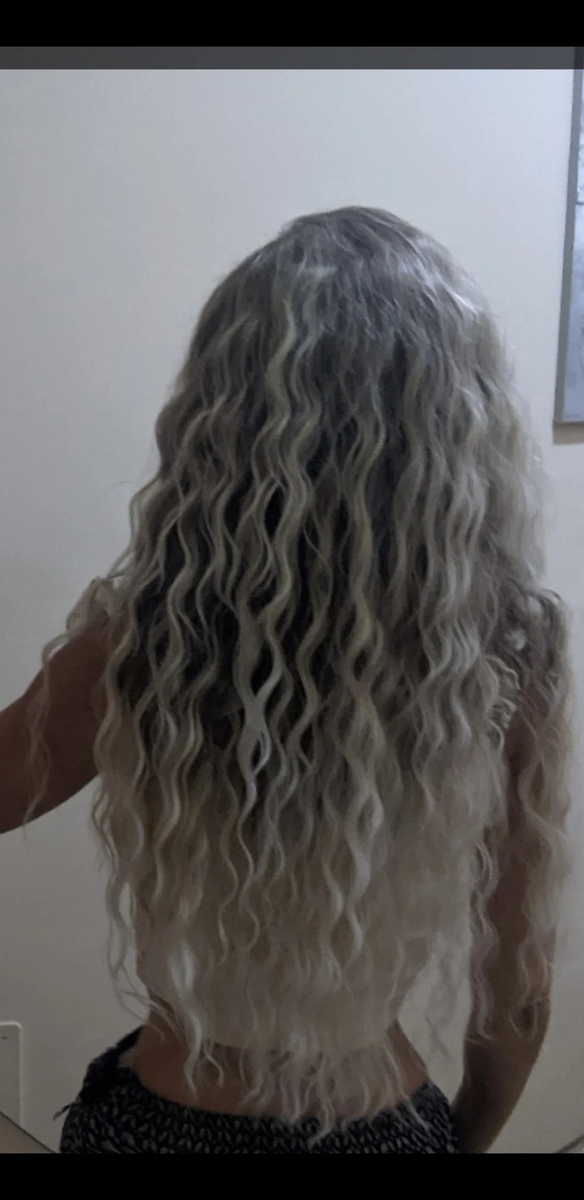 GNIMEGIL-Peruca Encaracolada Longa Loira Sintética para Mulheres, Cabelo Fofo Natural, Onda Grande, Perucas de Volume, Regular, Anos 80