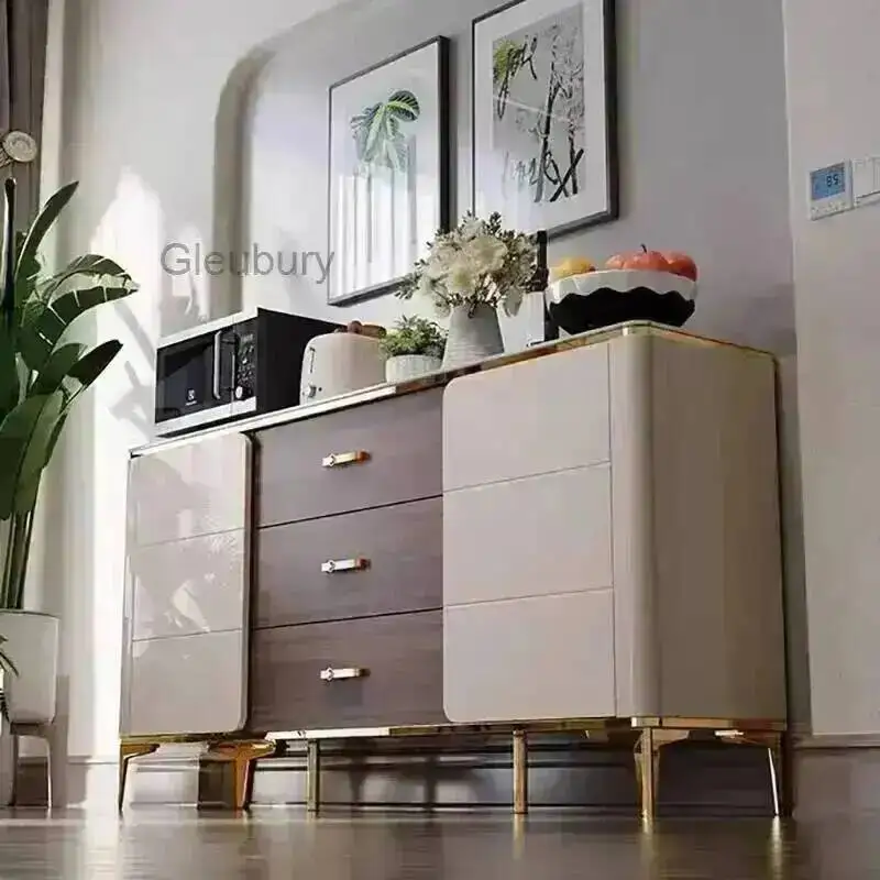 Cabinet Luxury Premium Modern Handles Simple Living Room Cabinets Dresser Cabinet Aesthetic Dressoir Kast Living Room Furniture