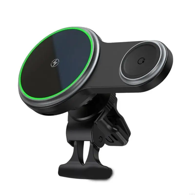 

G5GA 15W Fast Charging Wireless Car Auto Clamping Car Mount Air Vent Car Phone Mount for Mobile Phone