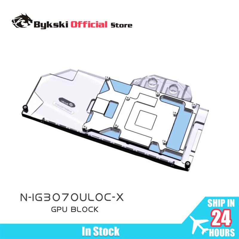 

Водяной блок Bykski N-IG3070ULOC-X для красочной IGame RTX 3070 Advanced OC/RTX 3070 Ultra OC GPU/полнокрылый медный радиатор