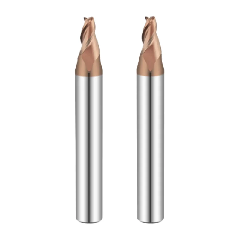 Integral Cemented Carbide Tungsten Steel Coated Taper Milling Cutter 0.5° 1° 2° 4° Processing Aluminum Flat Bottom Angle Knife
