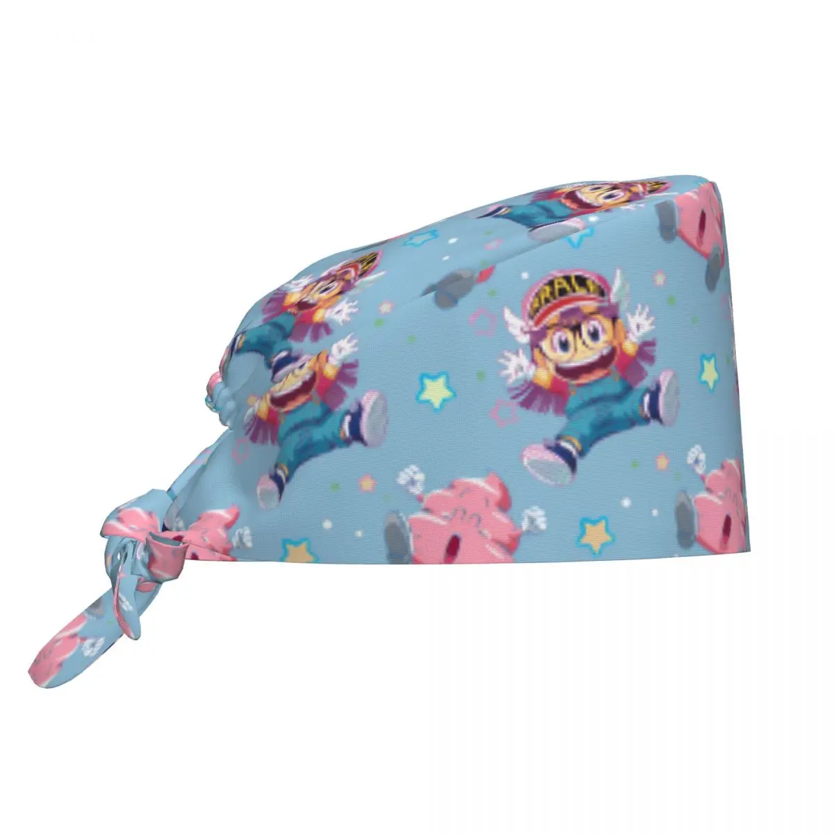 Gorro Quirúrgico Ajustable Personalizado Dr. S-Slump Arale Norimaki para Hombres y Mujeres, Gorro de Manga, Gorro de Enfermería, Gorro de Cirujano, Gorro de Dentista
