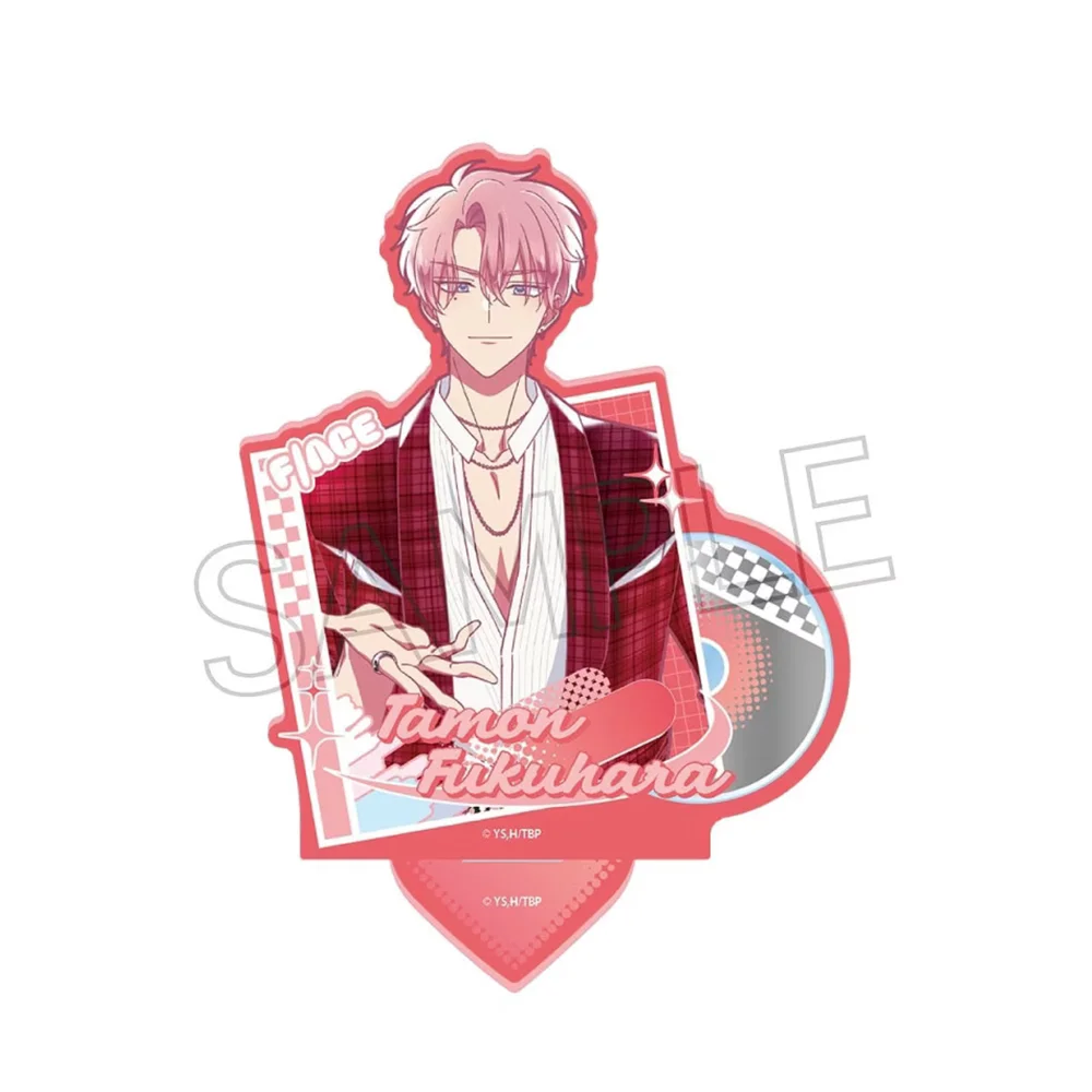 Anime Tamon's B‑Side Tamon Fukuhara Ouri Sakaguchi 15CM Acrylic Stand Keychain Cosplay Character Model Desk Decor Collect Gifts