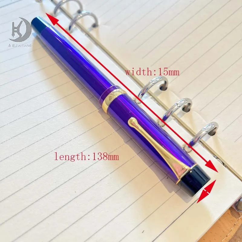 JD 957 Exquisiter Business-Füllfederhalter mit graviertem Design, luxuriöser, schöner Geschenkstift für Sammlung, Kalligraphie, Unterschriften – Detail 2