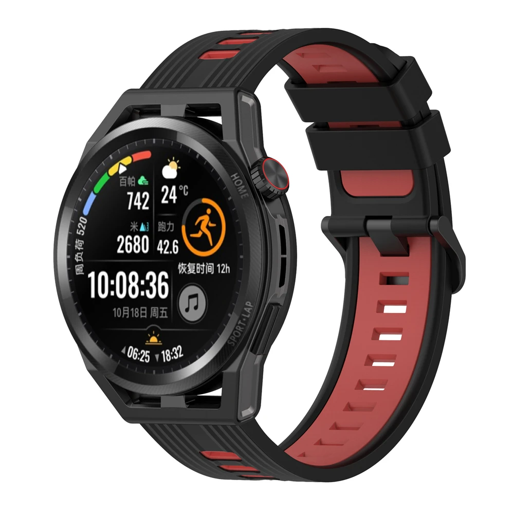 22mm Sport Silicone Strap For HUAWEI WATCH GT Runner/GT 3 46MM/GT2 Pro Smartwatch Wrist Band Bracelet Wrist Accessorie