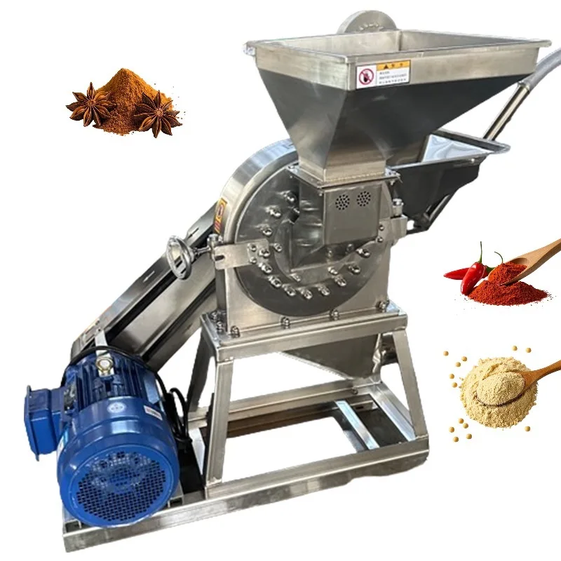304 Stainless Steel Toothed Disc Mill for Grinding Chili Grinding Disc Mill Pulverizer Machine
