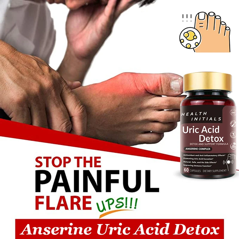 

Balance Uric Acid, Support Gout,Support Joint Swelling, Inflammation, Pain And Stiffness,Anserine 60 Capsules