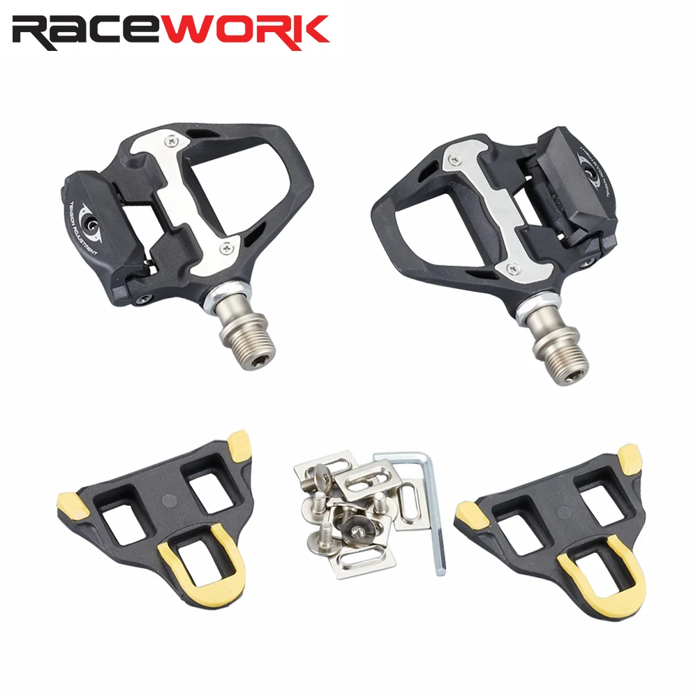 Road Bike Pedal Bicycle Self-locking pedals Ultralight Nylon Sealed Bearings Lock Piece For SPD LOOK System