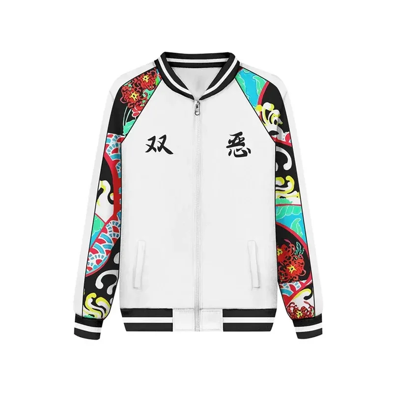 New 2025 Anime Tokyo Revengers Smiley Nahoya and Kawata Soya 3D Printed Pullover Hoodie Cosplay Costume Adult Casu eqs9X