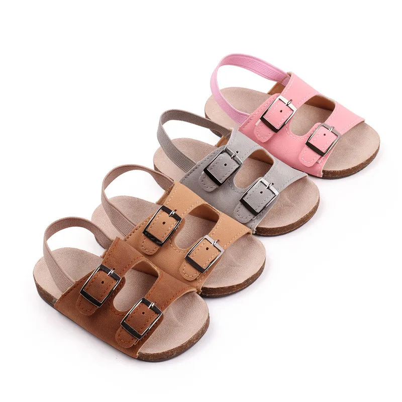 2023 New Baby Shoes Fashion Infant Boys Slippers Summer Sandals Toddlers Antislip First Walkers