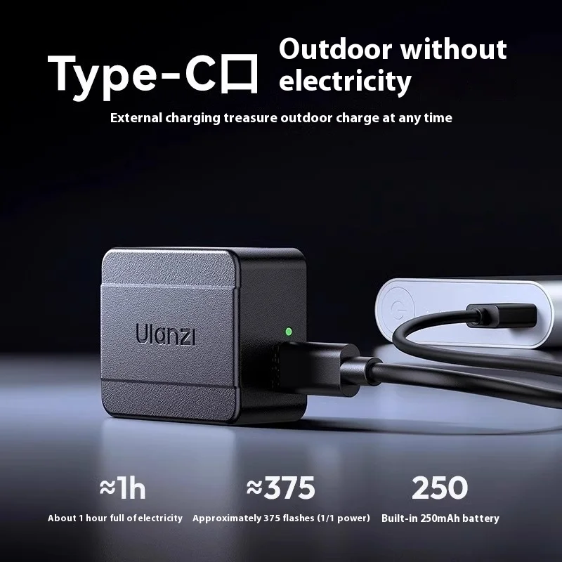 Ulanzi SL01 SL02 กล้องแฟลช 4th เกียร์ปรับ Gn8 อุณหภูมิสี 6500 K Mini แบบพกพาแฟลชที่กําหนดเองอุปกรณ์เสริมกล้อง