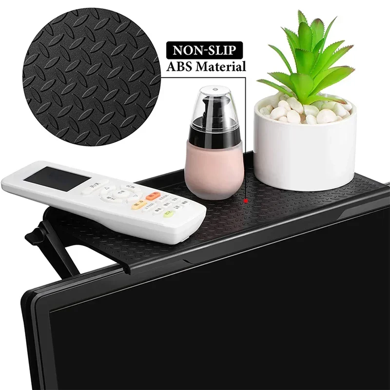 Home Organizer Adjustable TV Screen Top Shelf Rack Computer Monitor Desktop Display Stand TV Rack Router Storage Rack Holder