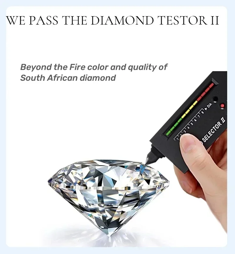 غرامة مجوهرات سيدة PT950 البلاتين تألق الماس VVS1 D اللون 0.5CT مويسانيتي خمسة صف فاخر ممتاز خاتم الزواج النساء