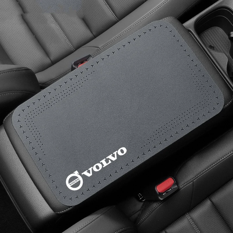 Car Armrest Pad Center Console Box Cover Protector Cushion For Volvo V60 V40 XC90 S60 XC60 EM90 V50 V70 S90 XC40 S80 T6 V90 EX30
