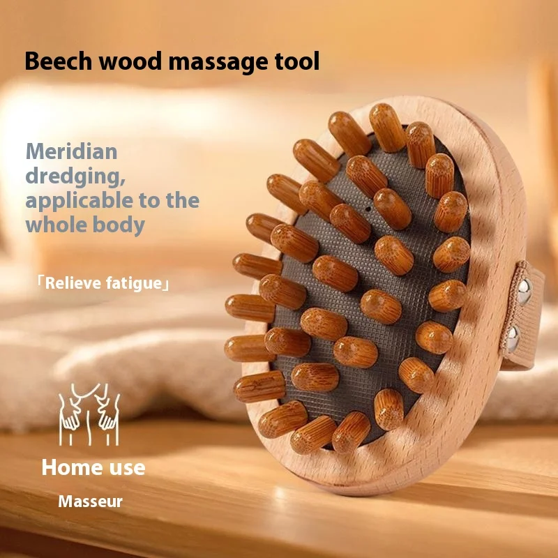 

Body Anti Cellulite Brush Soothing Wooden Essential Oil Spa Air Cushion Massage Hair Comb Scalp Massage Brush Body Massager