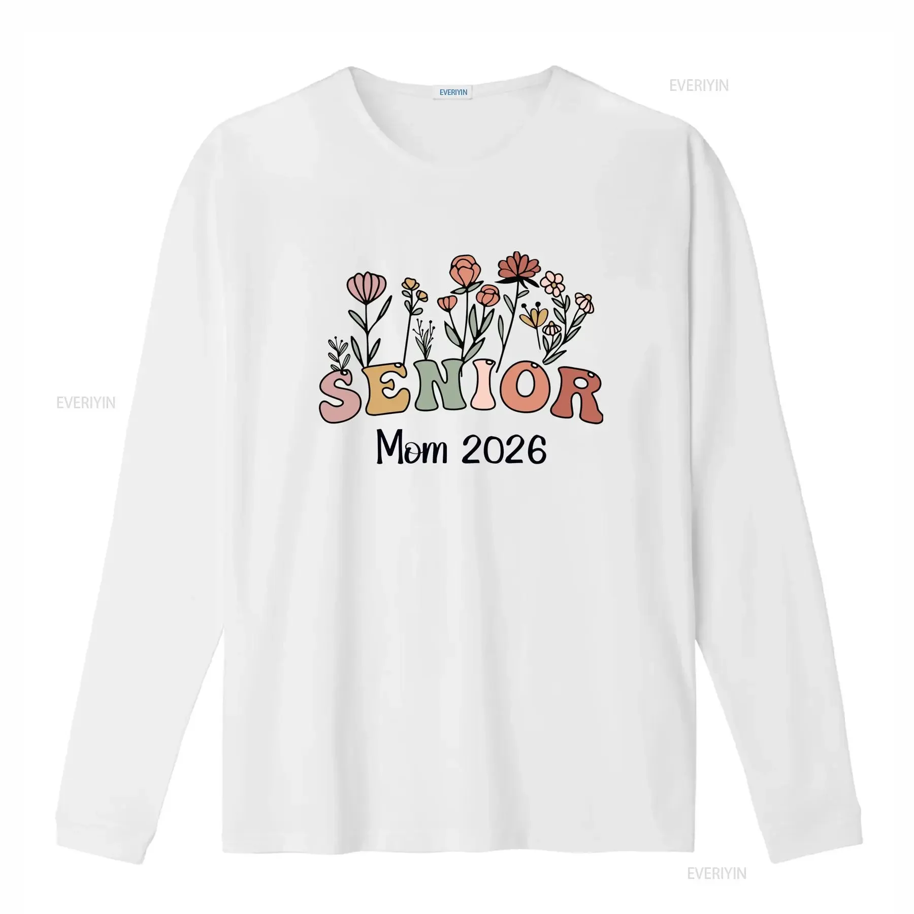 Senior Mom 2026 T Shirt Class Of Graduation Graduate s vintage Washed Breathable graphic Comfortable fashion streetwear