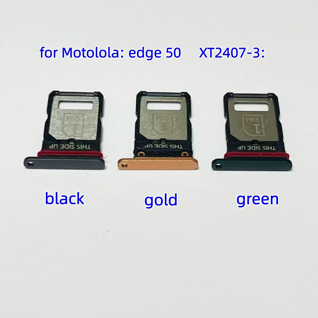 SIM Card Tray Adapter chip drawer Holder For Motolola Moto Edge 50 50Pro 50fusion 50Ultra XT2407-3 XT2403-1 XT2401-1 XT2429-2