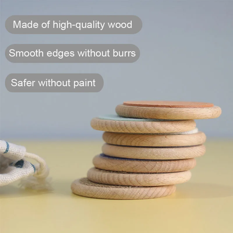 Jouets sensoriels pour enfants, 14 pièces, plateau Tactile, jeu assorti, Classification Tactile, Cognition des couleurs, entraînement à la mémoire, jouets Montessori