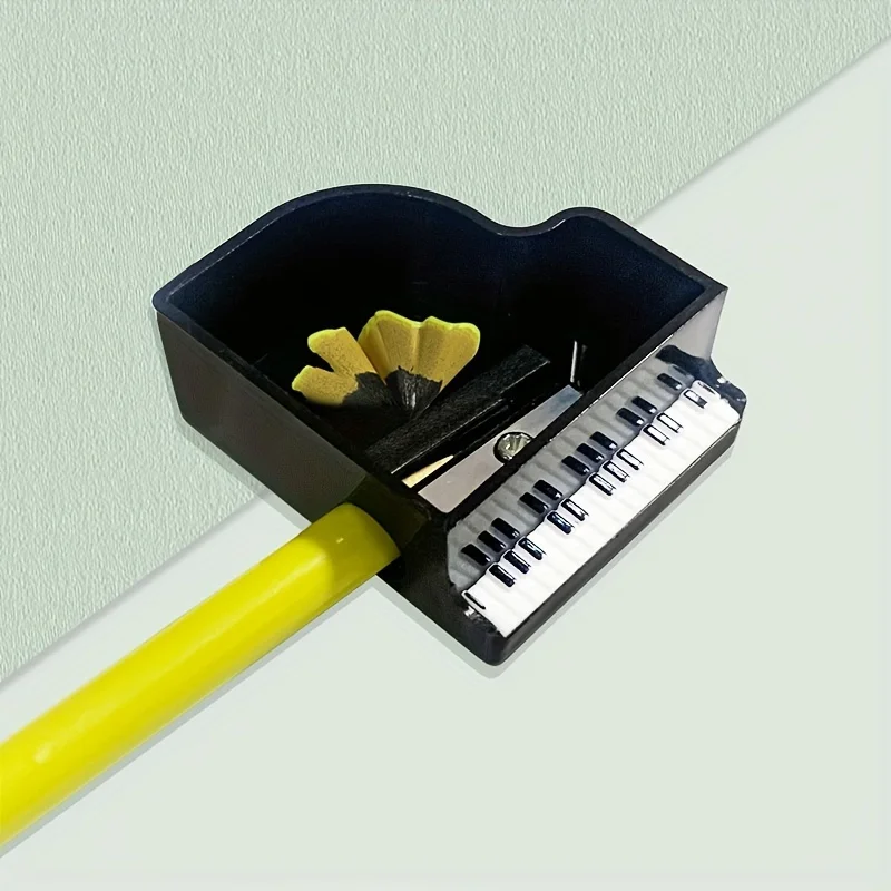 Klavierförmiger Bleistiftspitzer Kreatives Schreibwaren-Design Musiknoten-Schreibwaren Musikgeschenk Konzertgeschenk