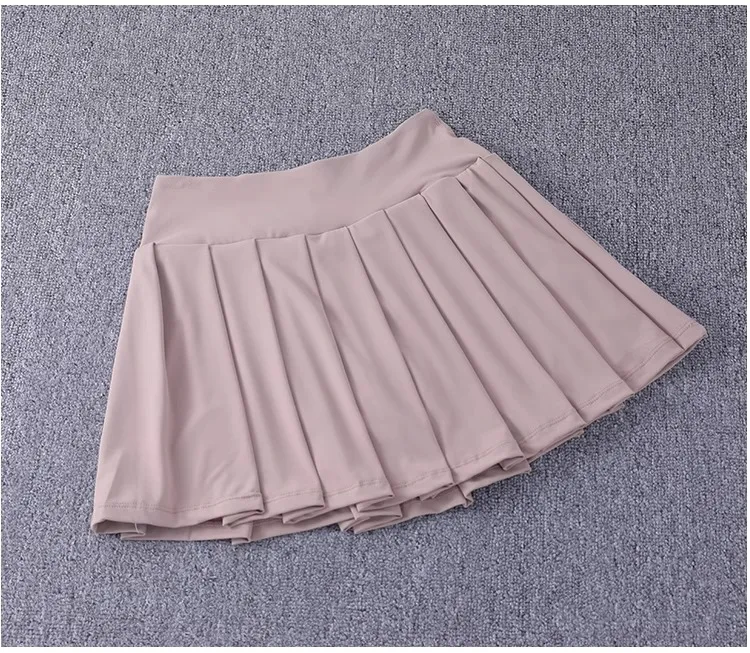 Schnell trocknende, plissierte Tennisröcke für Damen mit mittlerer Taille, niedliche sportliche Workout-Laufsport-Golf-Skorts – Detail 17