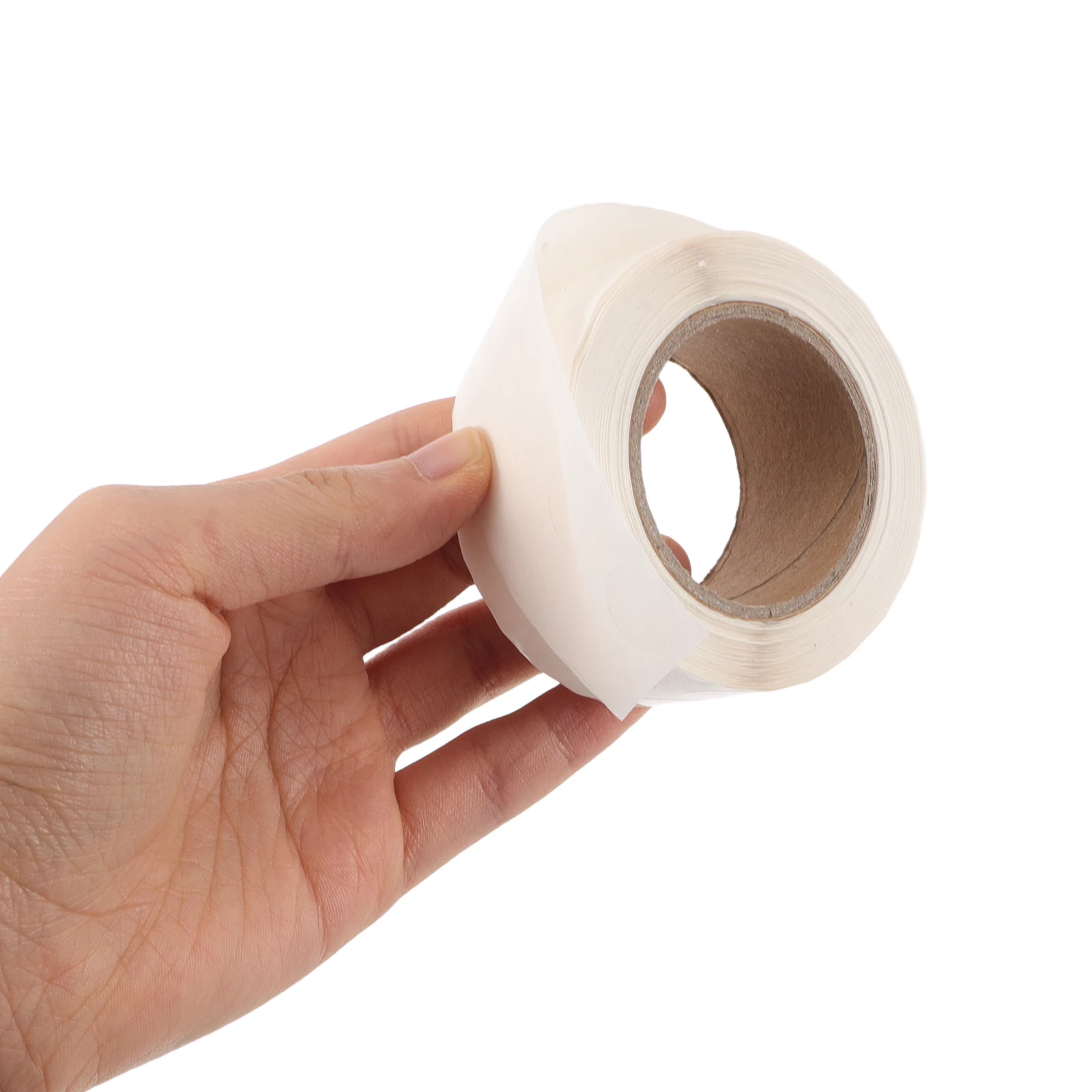 

2 Rolls Blank Round Stickers Clear Coding Label Dots Self-Adhesive Transparent for Organizing Office Home Lab Filing System